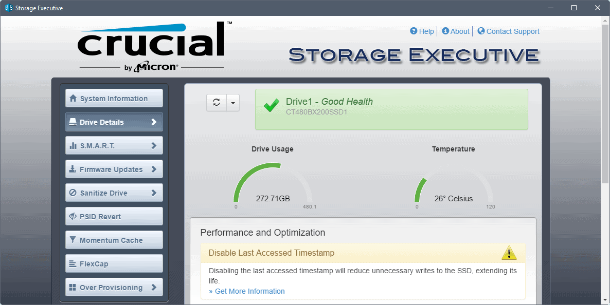 crucial storage executive