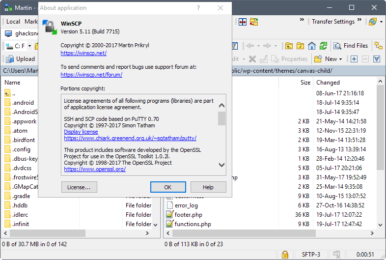 winscp 5.11