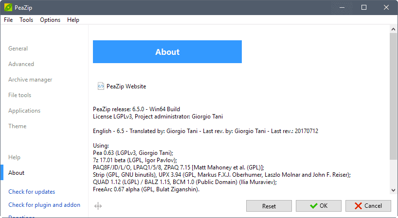 peazip 6.5