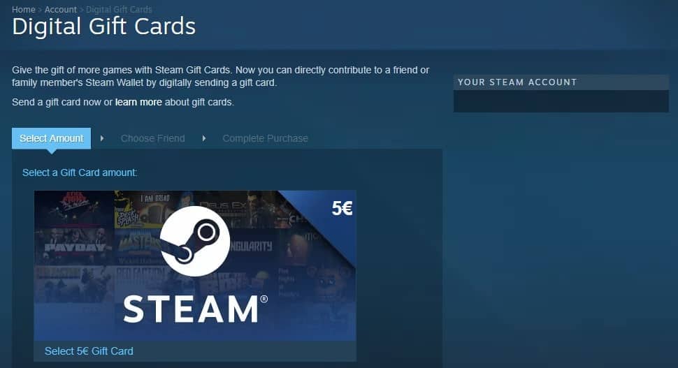 Steam Digital Gift Cards Explained