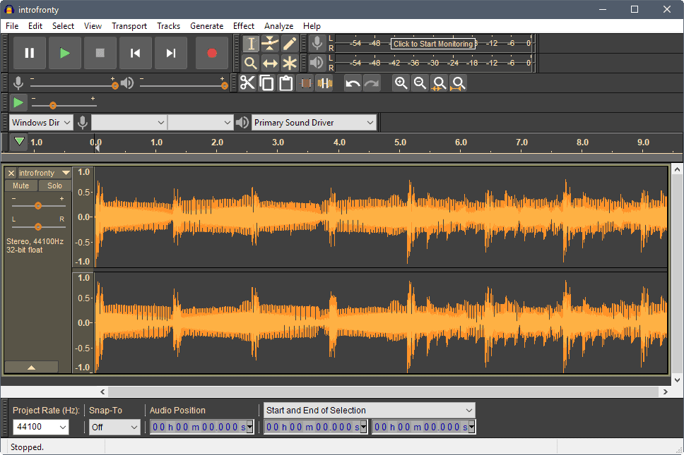 audacity 2.2.0