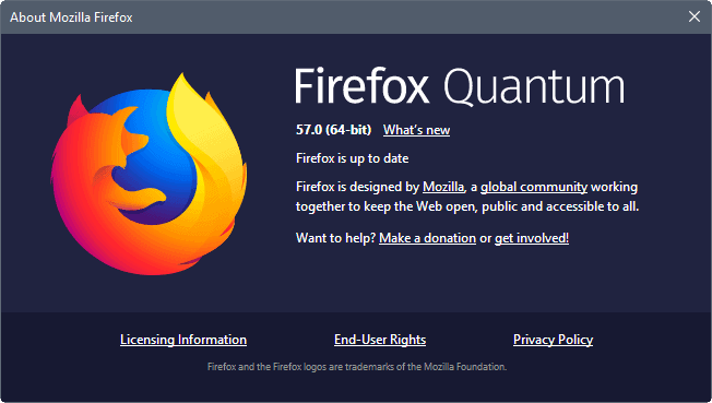 firefox quantum 57