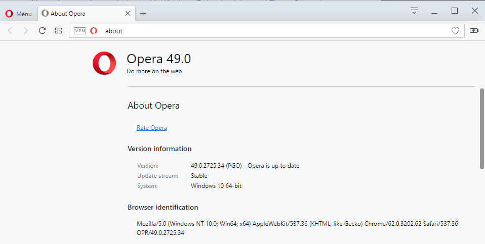 opera 49 update