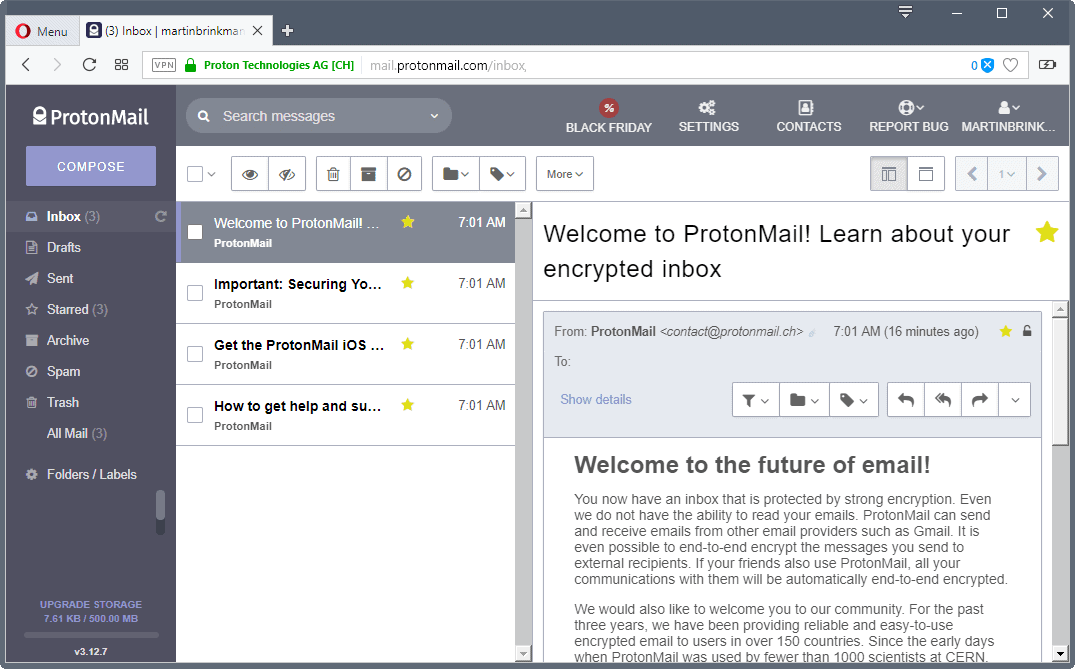 free proton email review