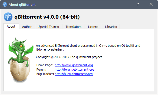 qbittorrent 4.0