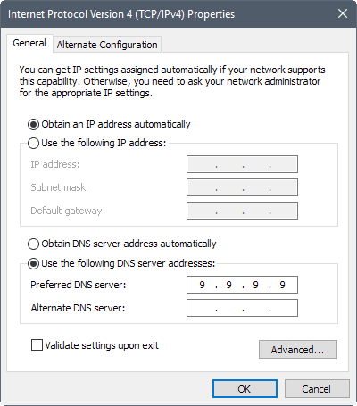 quad9 dns service