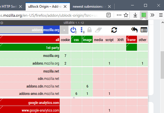 umatrix interface