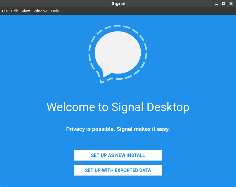 Signal Encrypted Messenger on GNU/Linux