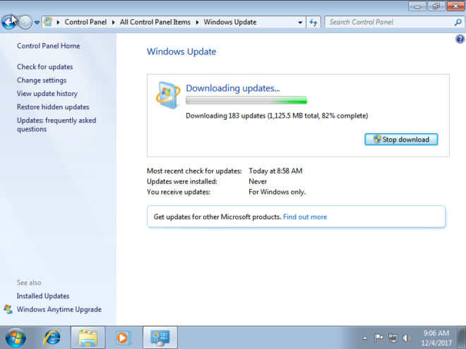 windows 7 update