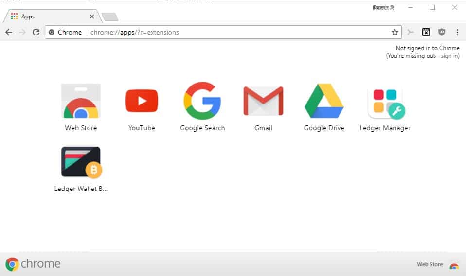 how to add to chrome apps page