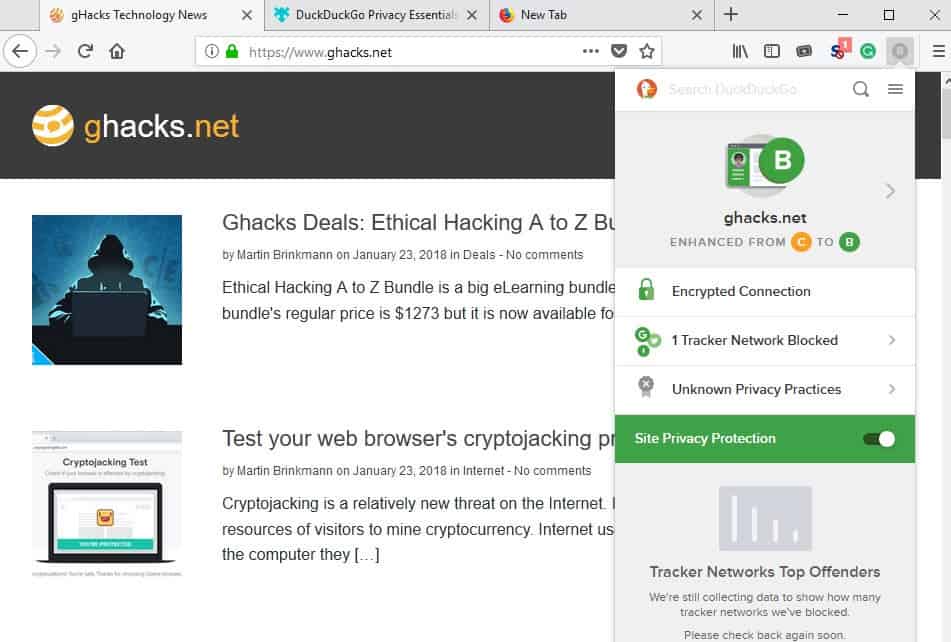 duckduckgo firefox addon