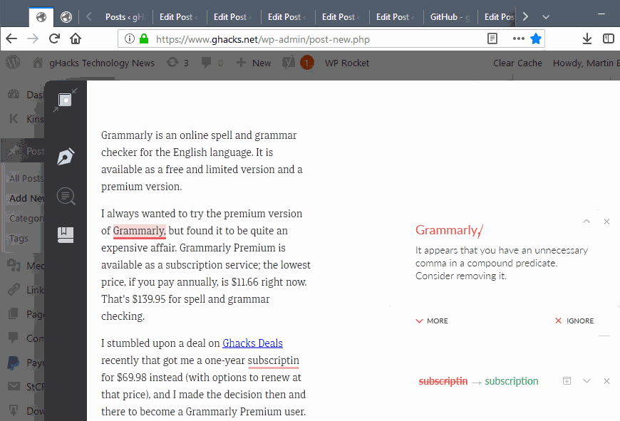 grammarly firefox