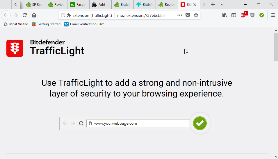 bitdefender trafficlight for firefox