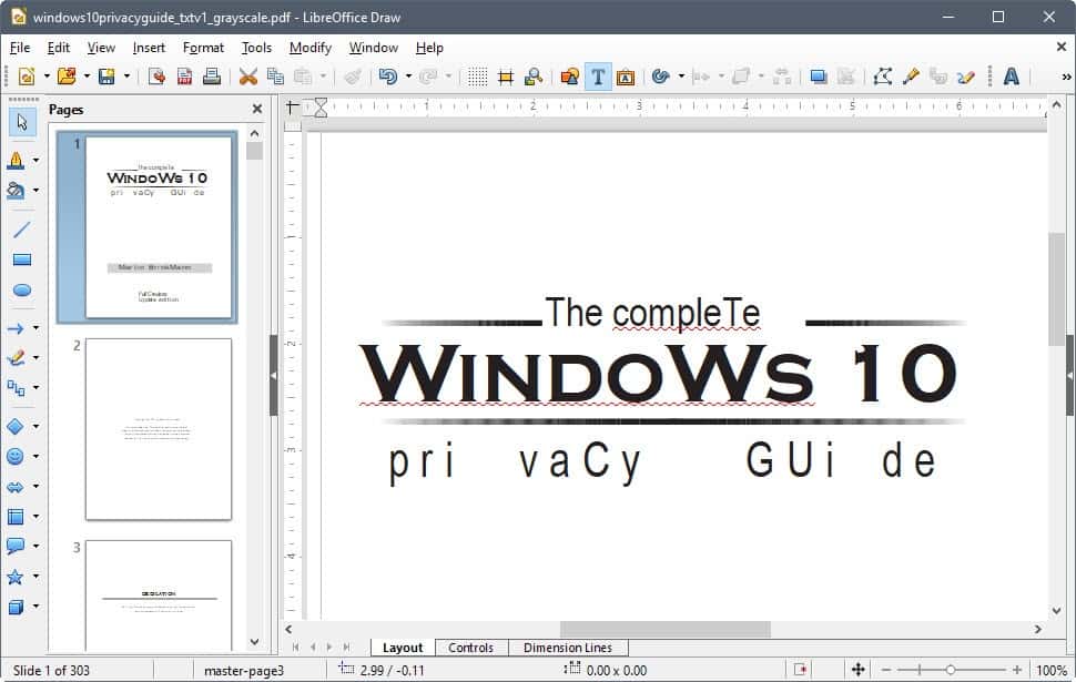 libreoffice pdf editor issues