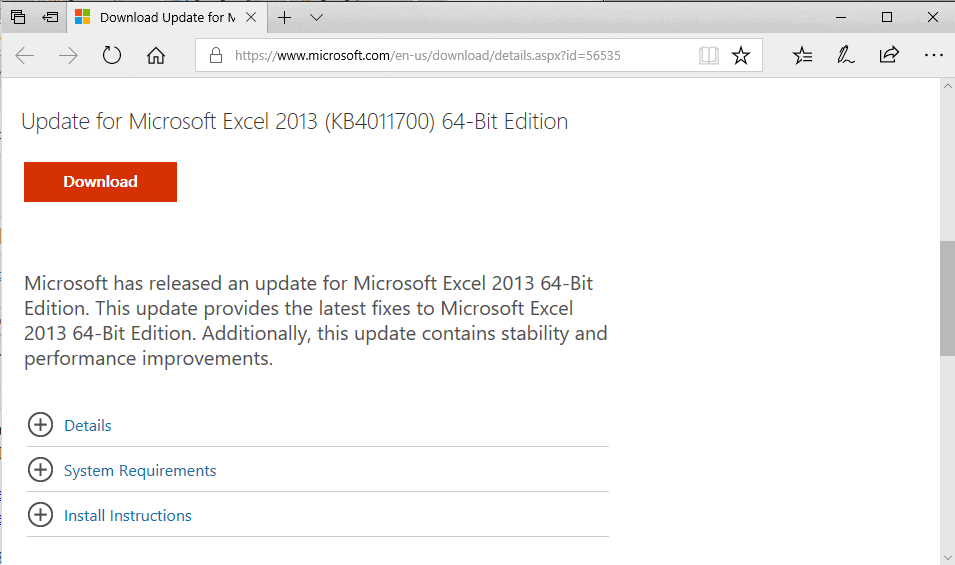 Microsoft Office 2013 Februar 2018 Updates