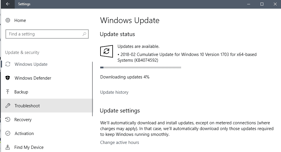 Microsoft Security Updates February 2018 release