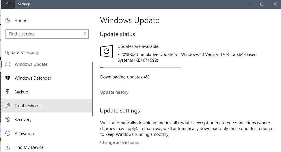 windows microsoft february 2018 updates