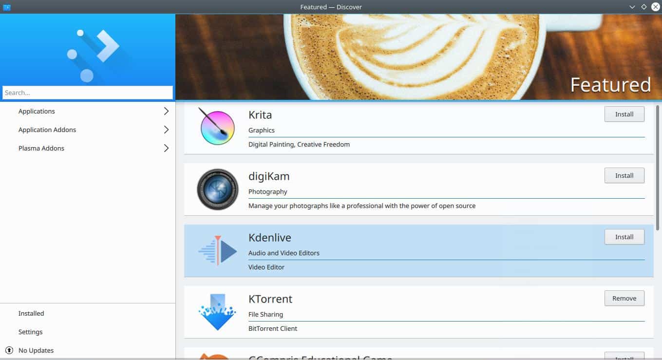 KDE Discover
