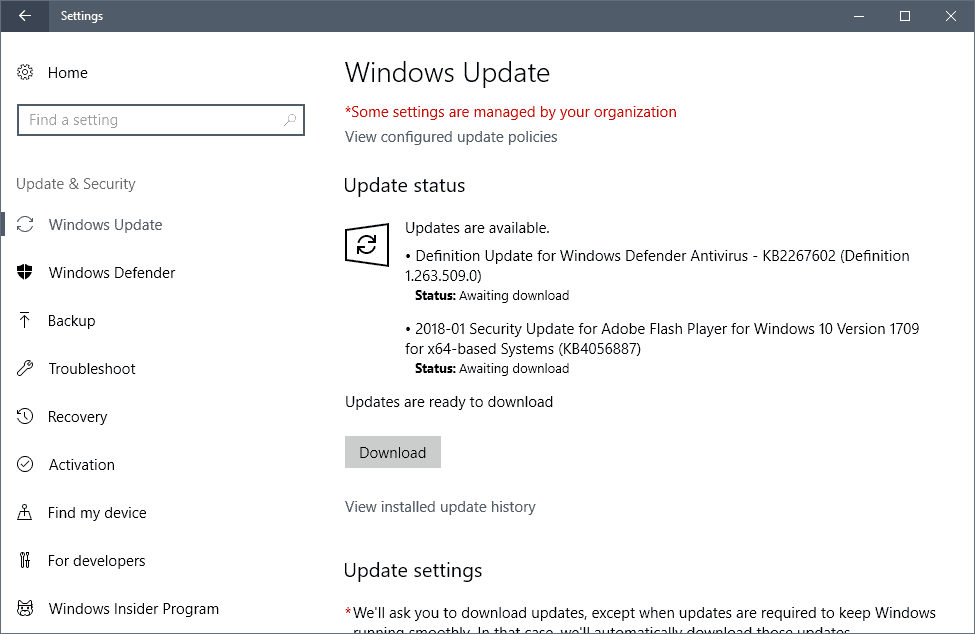 Microsoft Security Updates March 2018 release overview