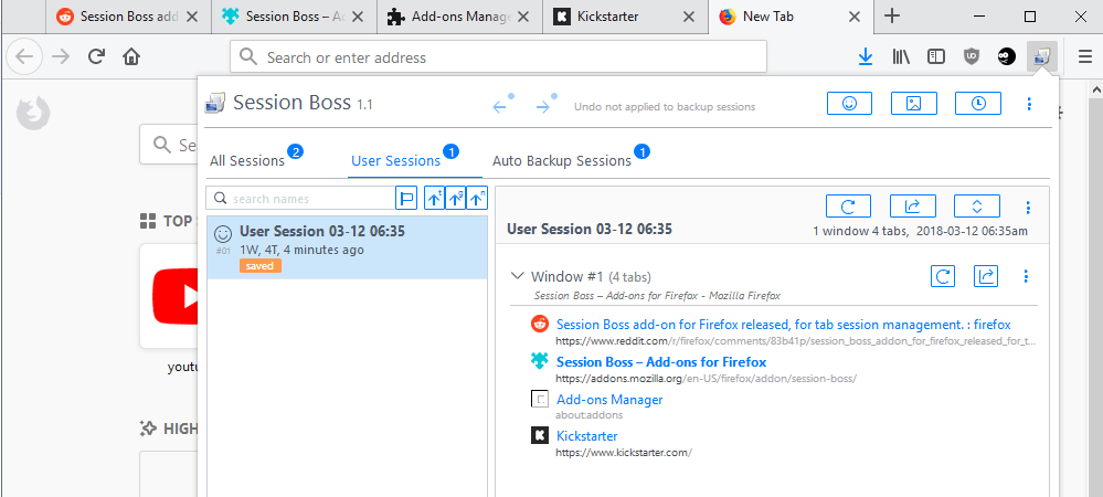 session boss firefox