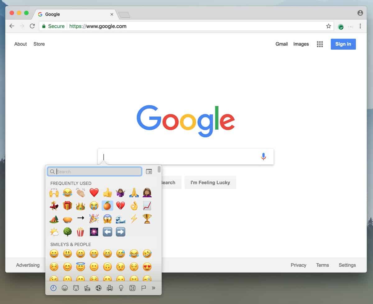 Chrome's next big feature? Emoji access from the context menu