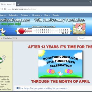 donationcoder 13 years anniversary
