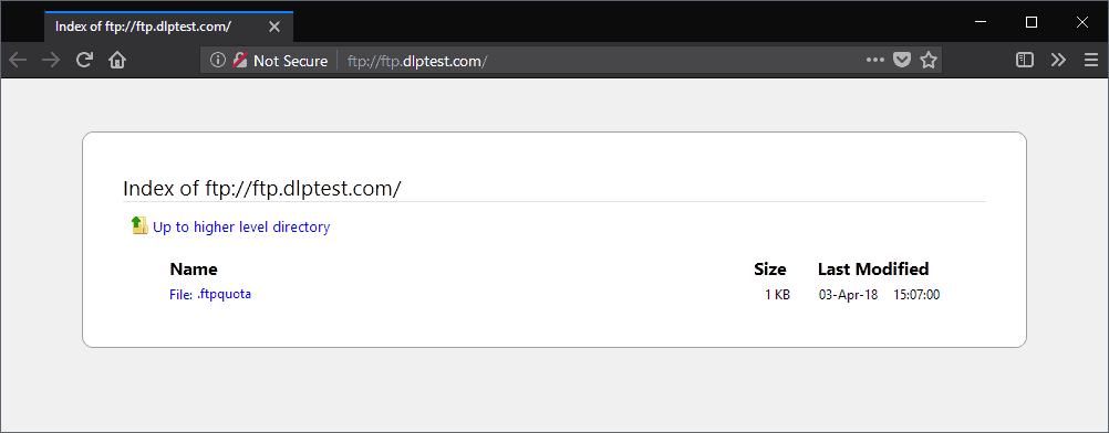 firefox ftp insecure