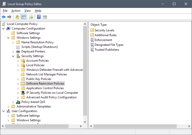 deprecated features windows 10 version 1803
