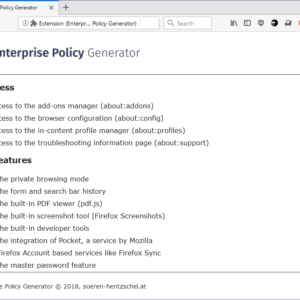 enterprise policy generator