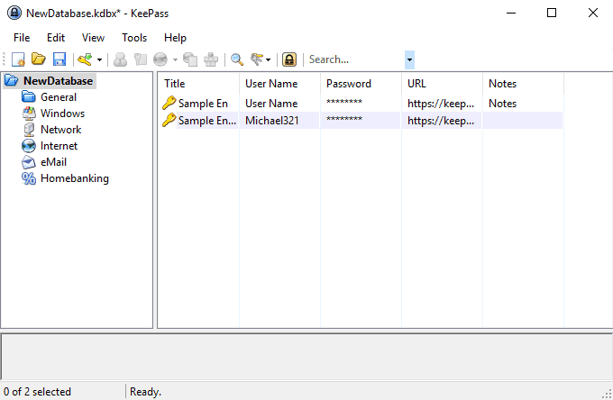 keepass password safe