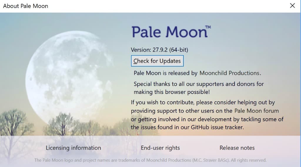 pale moon 27.9.2