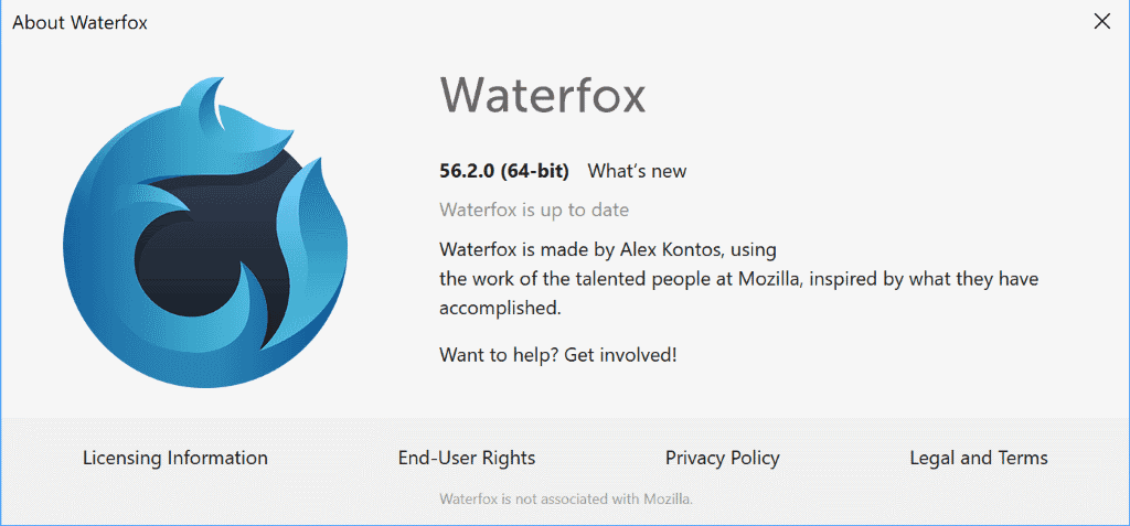 waterfox 56.2.0