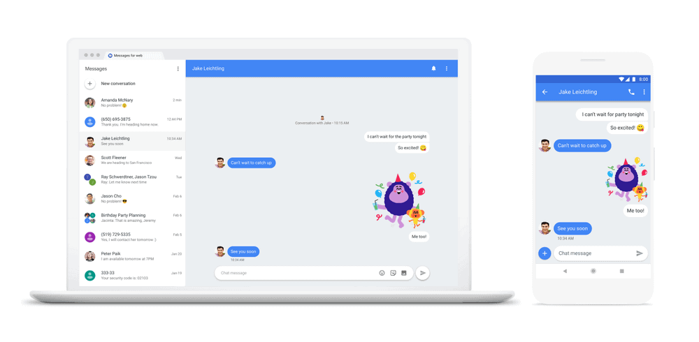 How to use Android Messages on the desktop