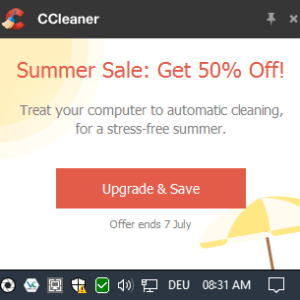 ccleaner advertisement
