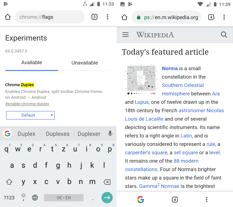 A look at Google Duplex in Chrome for Android