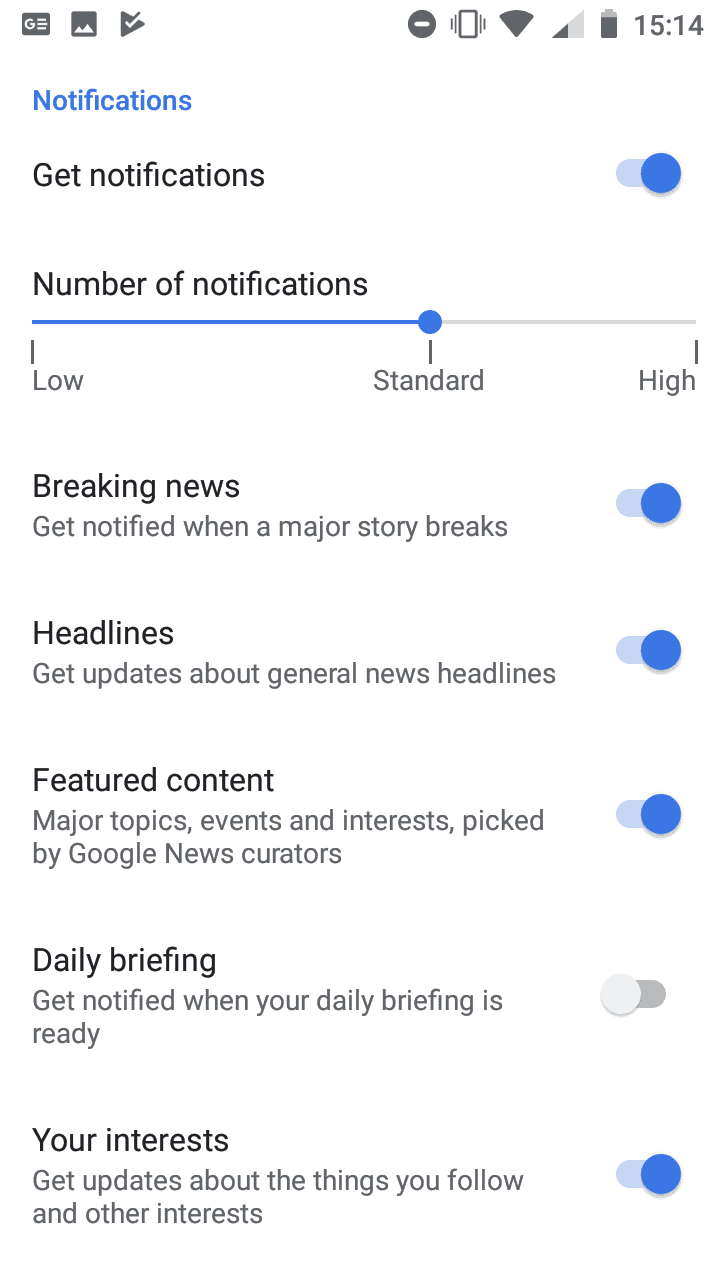 Disable Google News notifications on Android gHacks Tech News