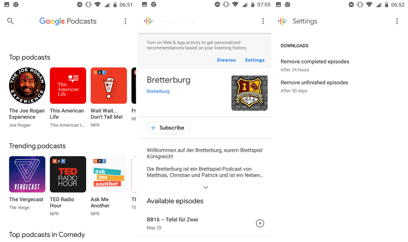 google podcasts