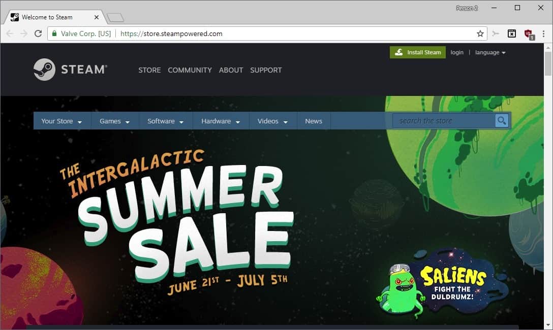 steam sale 2018