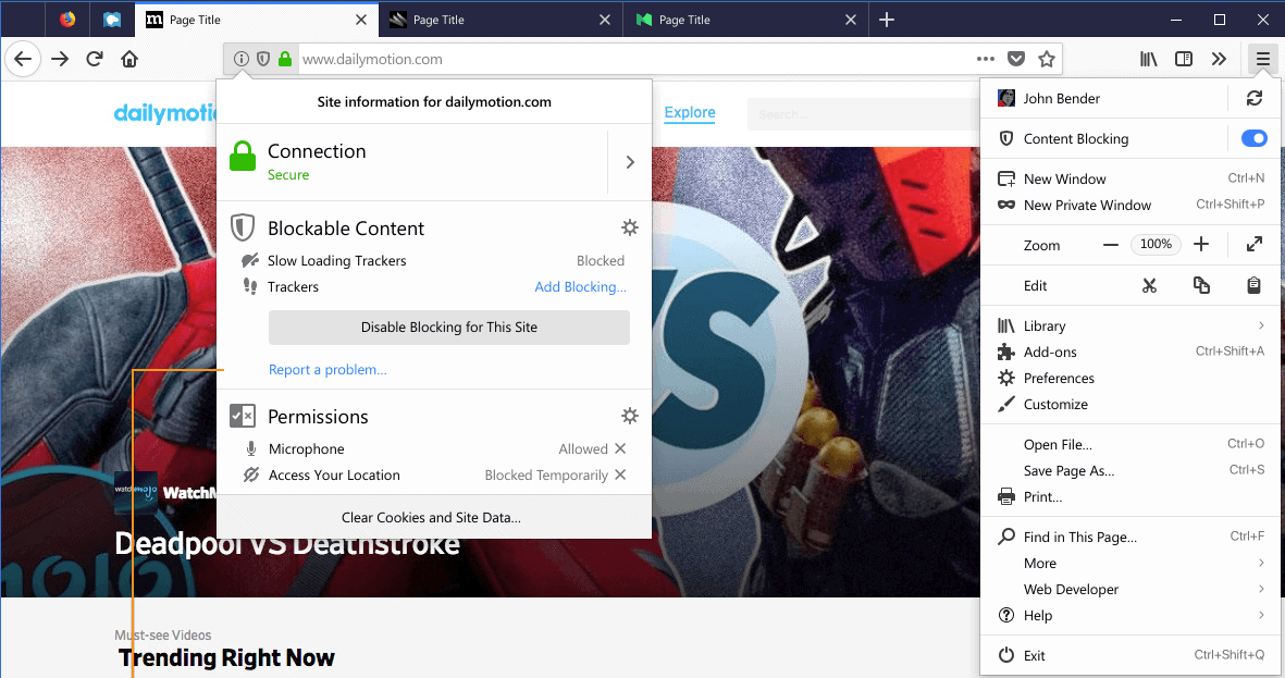 Firefox 63 with improved content blocking