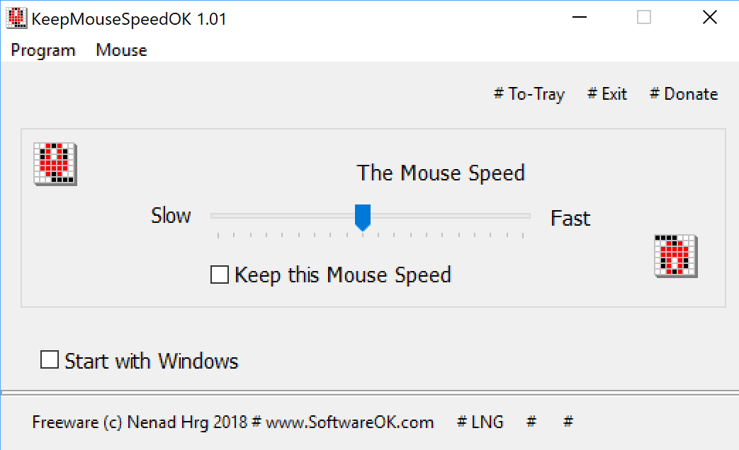 lock mouse speed