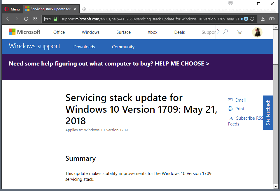 What are Windows 10 Service Stack Updates?