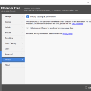 ccleaner 5.46 privacy