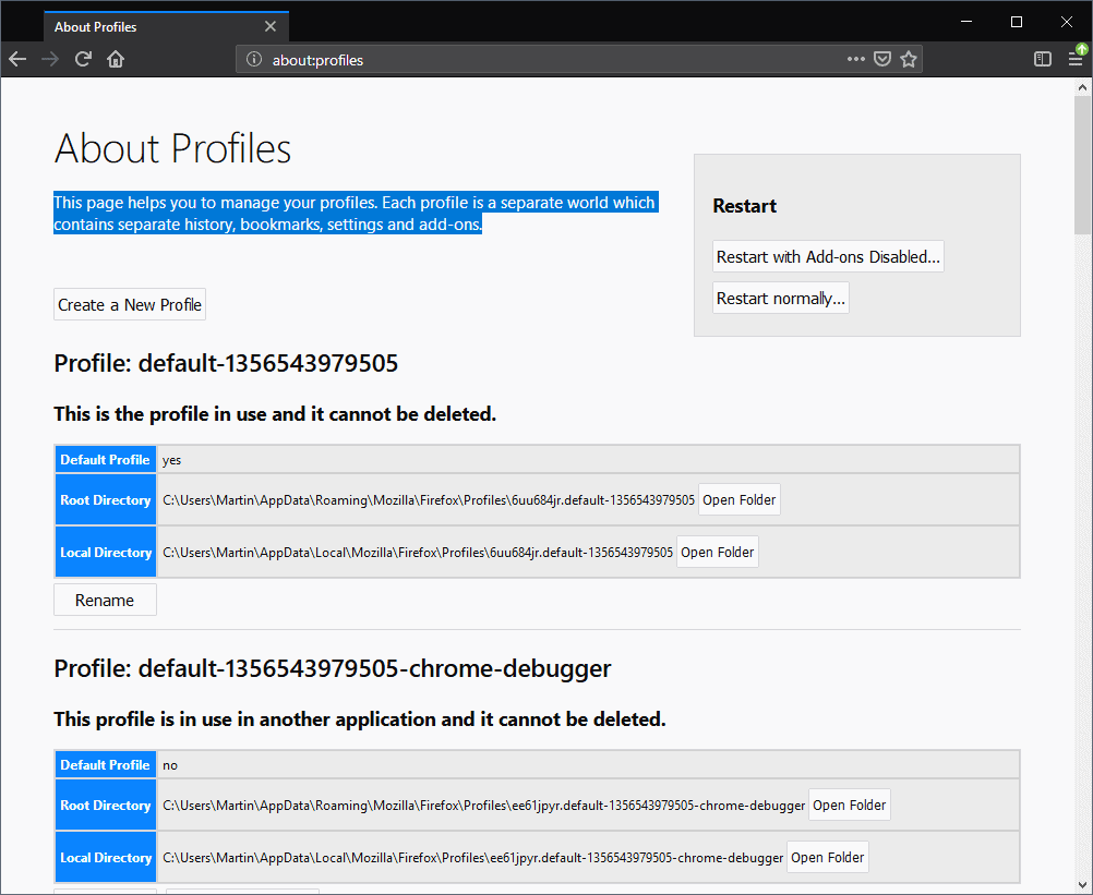 firefox profile manager not opening 2018 firefox profile manager not opening 2018