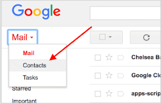 gmail contacts removal