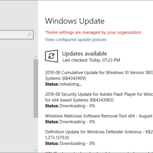 microsoft windows security updates august 2018