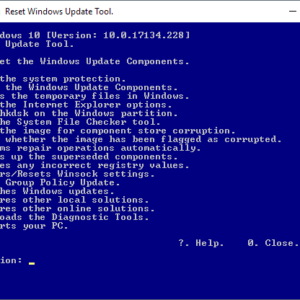reset windows update agent script