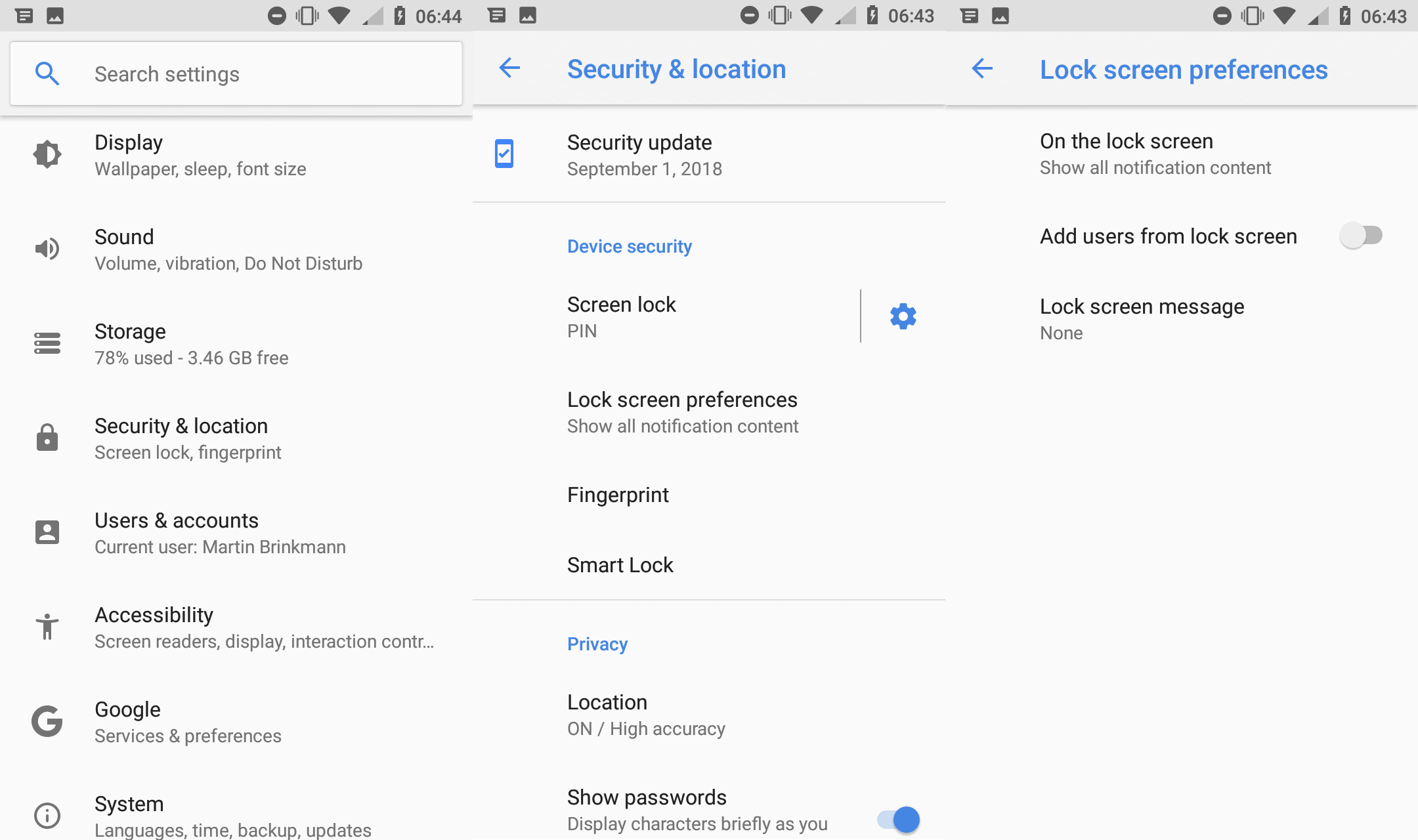 android-lock screen block notifications