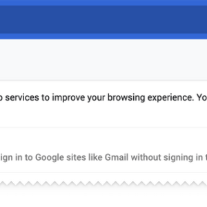 chrome sign-in