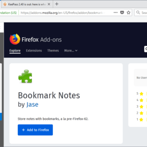 firefox bookmark notes