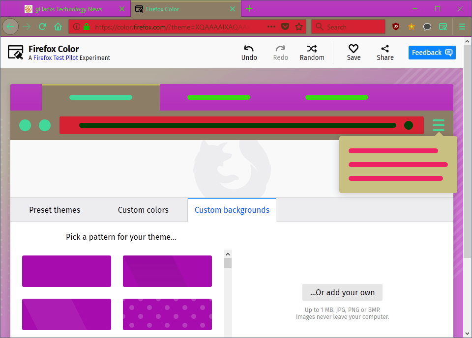 firefox color